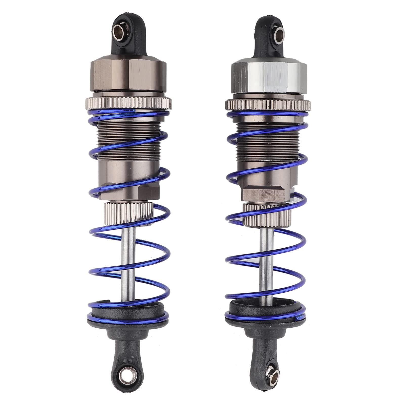 Drfeify RC Car Shock Damper, 2pcs 1/10 RC Car Metal Shock Absorber Adjustable Shock Damper Replacement Parts(90mm)