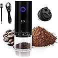 ShunChengFa Portable Electric Coffee Grinder with 38 Adjustable Grind Settings, 1500mAh Rechargeable Battery, Portable Coffee Grinder,For Home, Office & Travel Use etc