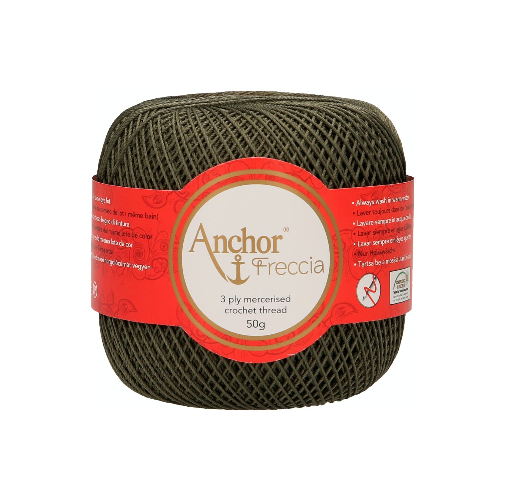 Anchor 4771016-00611 Crochet Yarn, 100% Cotton, 611, One Size, 88 g