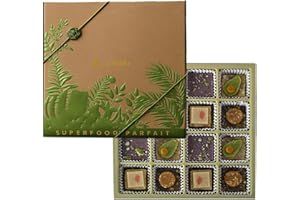 Laumière Gourmet Fruits - Dried Fruit Gift Baskets - Superfood Parfait Collection - Square (16 Pcs) - Premium Nuts Gift Basket - Healthy Snack Boxes for Adults- Vegan, Gluten Free Food Box - No Added Cane Sugar