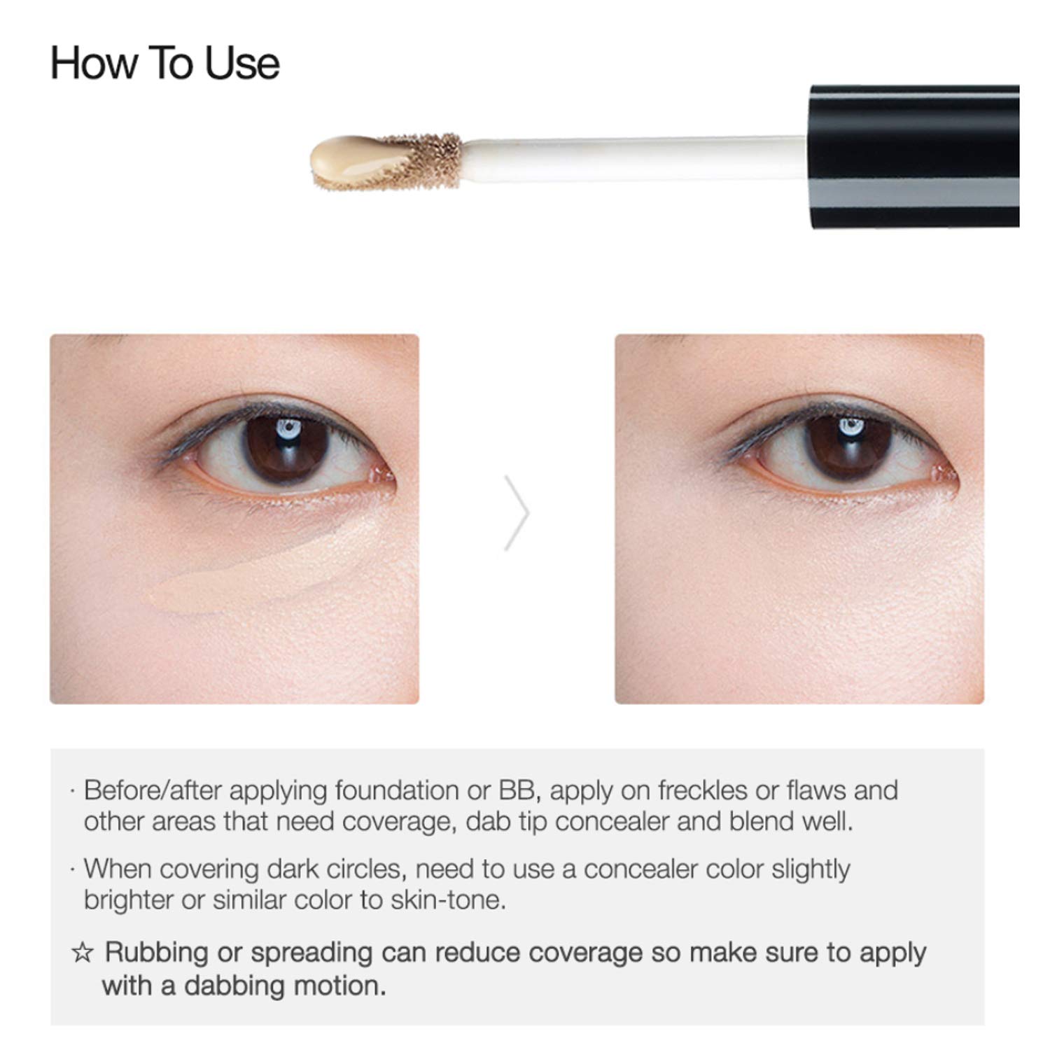 concealer color for dark circles