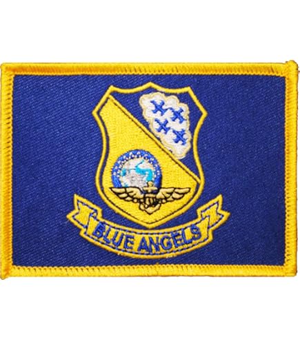 ブルーエンジェルス 刺繍パッチ Amazon.com: United States Navy USN Blue Angels Stunt Embroidered