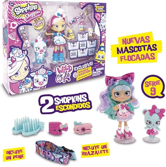 Amazon.com: Shopkins – Pack with Doll, 1 Figure shoppets, shoopkins + Accessories, Multicoloured (GIOCHI PREZIOSI hpkc9111): Toys \u0026 Games