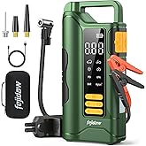 Jump Starter with Air Compressor,6000A Car Battery Jumper Starter, 20000mAh Battery Jumper Starter Portable for 10L Gas/Diese