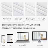 PONY DANCE White Thermal Curtains 66 x 54 Inch 2 Panels Eyelet Energy Saving view 5