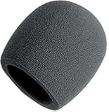 On Stage Foam Ball-Type Mic Windscreen, Black