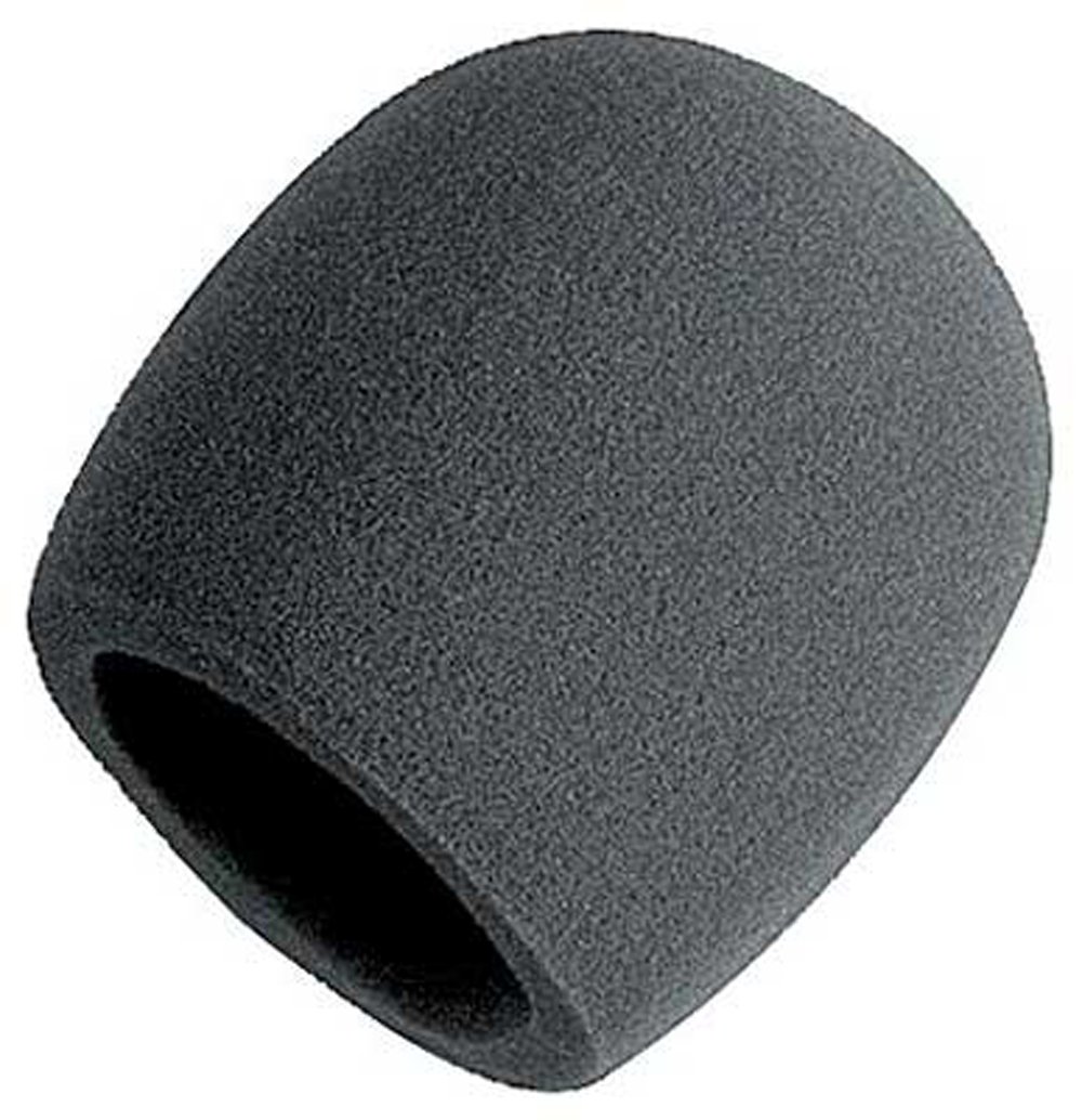 On-Stage Foam Ball-Type Microphone Windscreen, Black