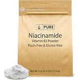 PURE ORIGINAL INGREDIENTS, Niacinamide Powder, 4oz | For skin care routines, cosmetic preparation, and personal care routines