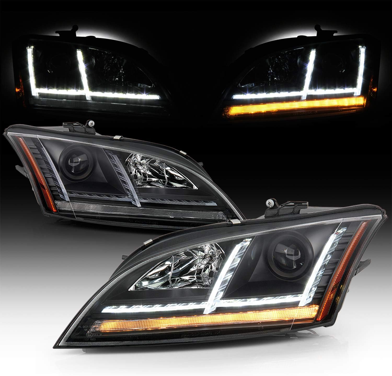 Fits 20082014 Audi TT Quattro [HID/Xenon w/AFS] LED