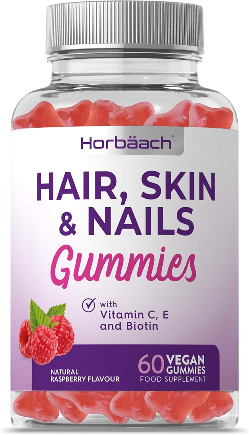 Hair Skin and Nails Vitamins, 60 count (Pack of 1)