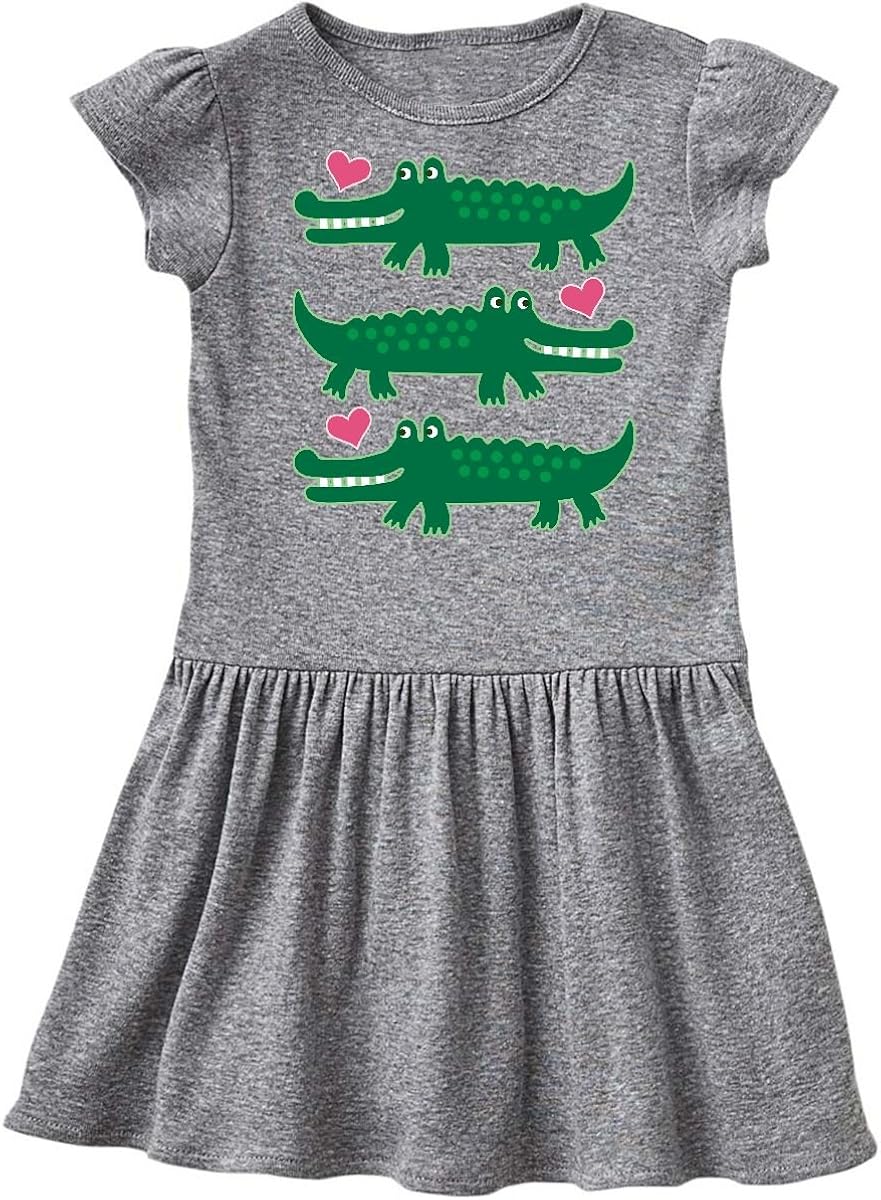 inktastic Alligator Crocodile Reptile Toddler Dress Clothing