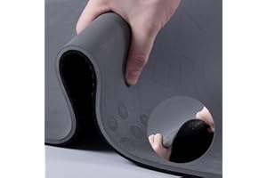 TENOL JELS Extra Thick Yoga Mat, 2/5 inch, Ergonomic 3D Non Slip Design, SGS Certified TPE Material, Yoga Mat for Men Women with Carrying Strap,Exercises Mat for Yoga, Pilates and Floor Workout(72"x26")…