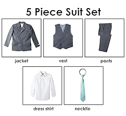 Spring Notion Big Boys' Pinstripe Suit Set