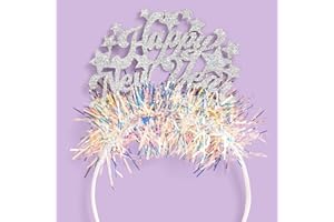 xo, Fetti New Years Eve Headband - Fits Adult + Child - NYE 2023, Happy New Years Decorations, NYE Hair Accessory