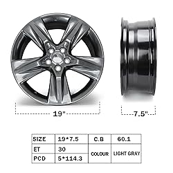 New 19" x 7.5'' Wheel Rim For Toyota Highlander