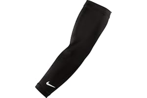 Nike Golf Men's Dri-FIT Solar Sleeve Black/White Running Equipment SM/MD