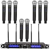 MicrocKing Wireless Microphone System, 8-Channels