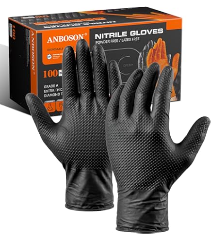 Amazon.com : 9 mil Nitrile Powder Free Gloves 50 Pc (XX-Large) by