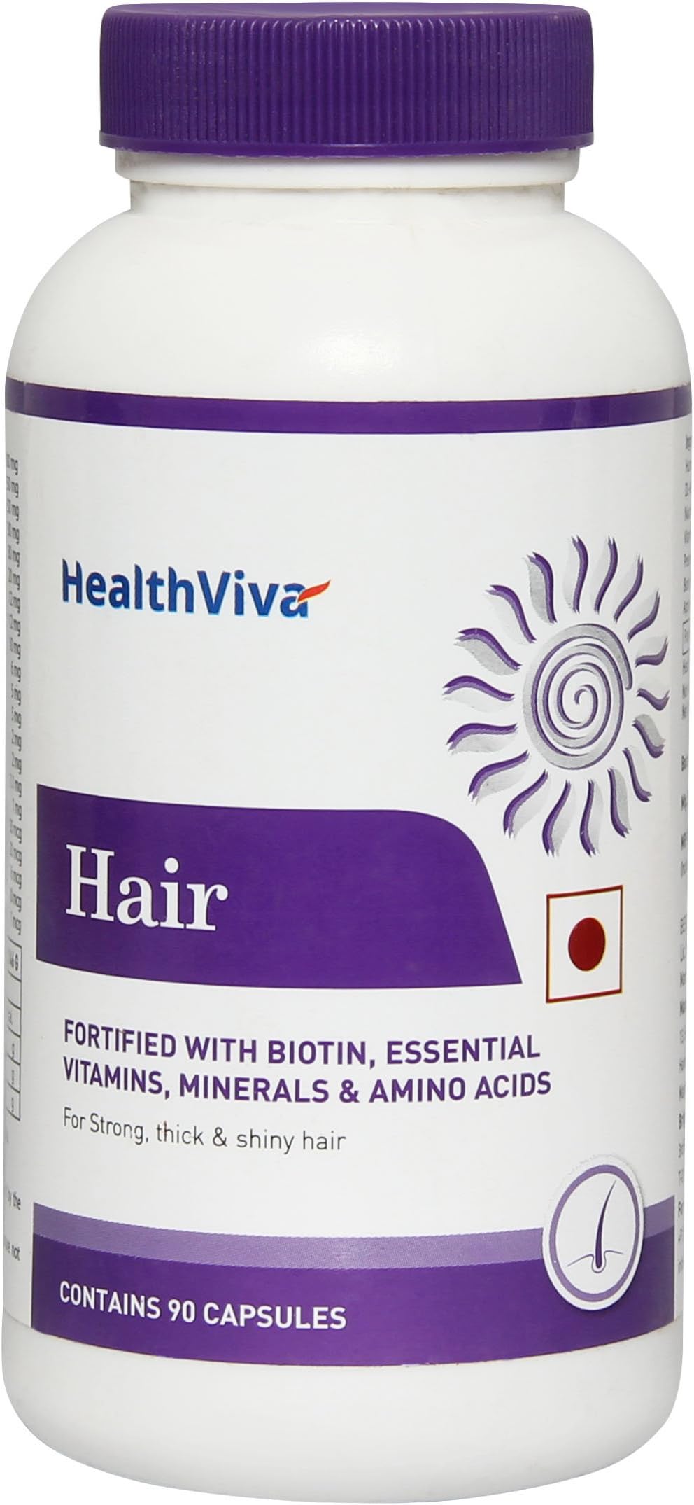 HealthViva Hair - 90 Capsules