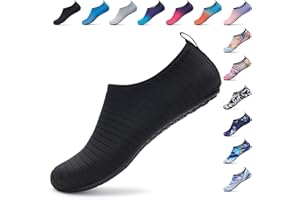 Tanamo Water Shoes for Women Men Quick-Dry Aqua Socks Swim Beach Barefoot Yoga Exercise Wear Sport Accessories Pool Camping Must Haves Adult Youth Size