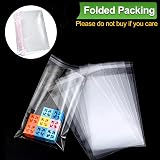 LEUOSO A3 Clear Self-Adhesive Cellophane Bags 100 Pack 30.5x42cm view 3