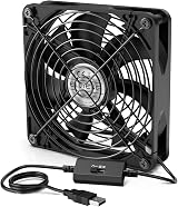 ELUTENG 140mm USB Fan 3 Speed 5V Computer Router DVR Receiver Game Console