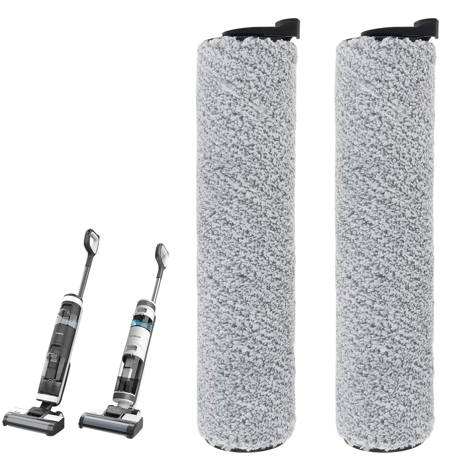 Photo 1 of Vacuum Brushes Parts 2PC, Vacuum Replacement Brush Rollers Attachments Compatible with Tineco iFloor 3/ Floor One S3/ iFloor 2 Cordless Wet Dry Vacuum Cleaner, Vacuum Accessory Replacement Kit