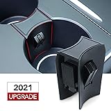 BASENOR 2021 Tesla Model 3 Model Y Cup Holder Insert Fit for Model 3 Y 2021 with Refresh Console