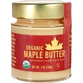 Limited Organic Maple Butter, 7 oz (198g) &ndash; Pure Maple Spread, Creamy Maple Butter Spread, Natural Breakfast &amp; Baking Topping
