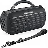 Silicone Case Cover for Bose SoundLink Max Portable Speaker, Travel Protective Carrying Case with Shoulder Strap for Bose SoundLink Max (Black)
