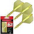 Target Darts K Flex Integrated Dart Flights And Shafts, No.2 | Pack Of 3 K-Flex - No2, Kflex All In One Moulded Dart Flight & Stem Lengths: Short, Intermediate & Medium | Professional Dart Accessories