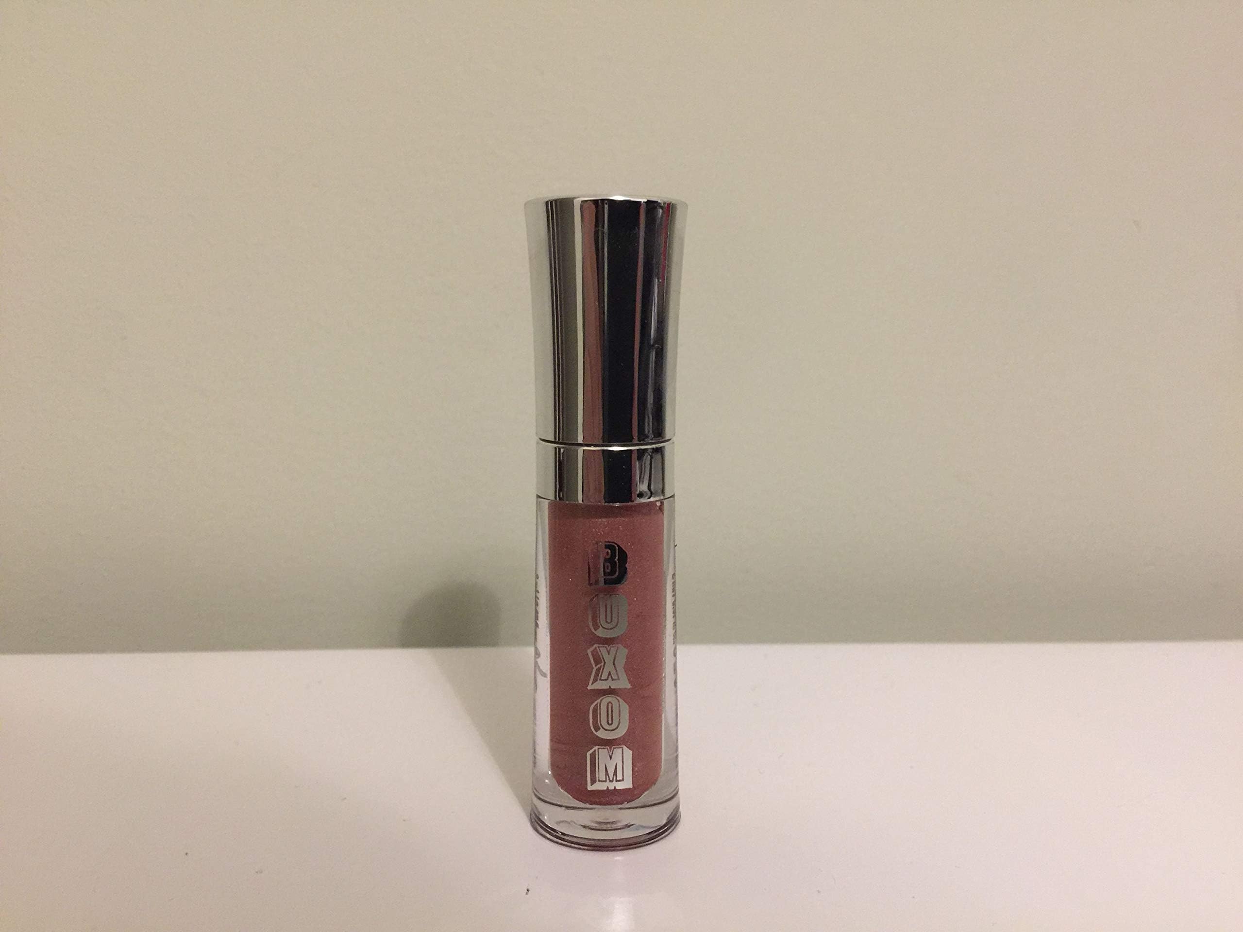 B.U.X.O.M Full-On Plumping Lip Polish Gloss, Half-Size, Sugar (pinky nude beige with opal shimmer).07 oz