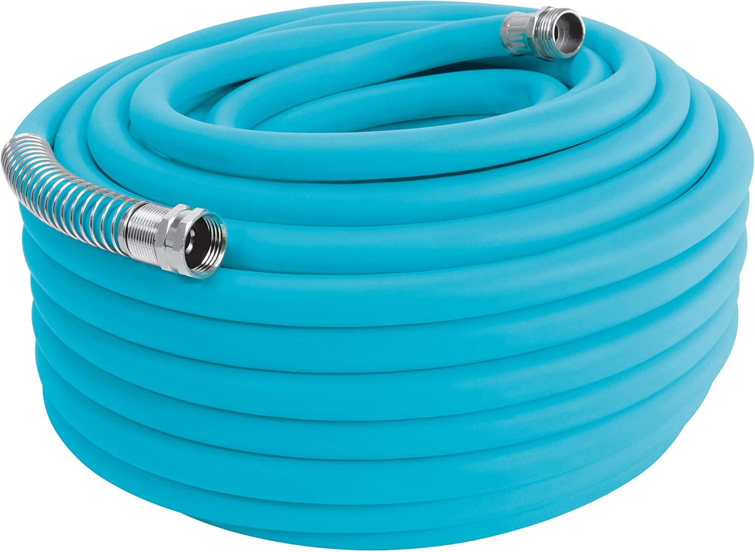 Amazon Com Aqua Joe Ajpgh100 Dws 5 8 In 100 Ft Hybrid Polymer Flex Kink Free Hose Drinking Water Safe Garden Outdoor