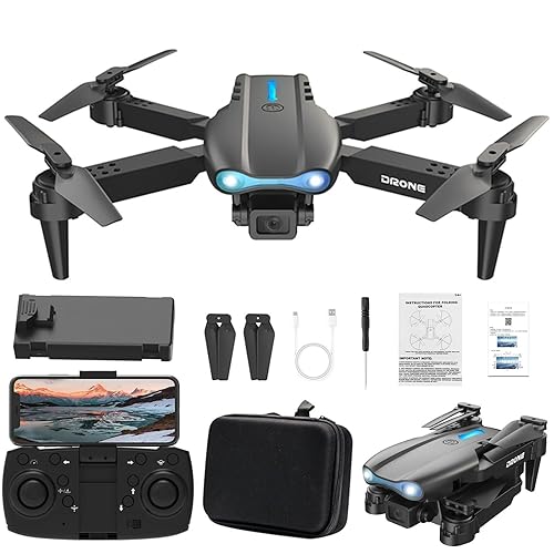 FPV Drone with Camera for Adults 4k, Foldable WiFi Mini RC Drones