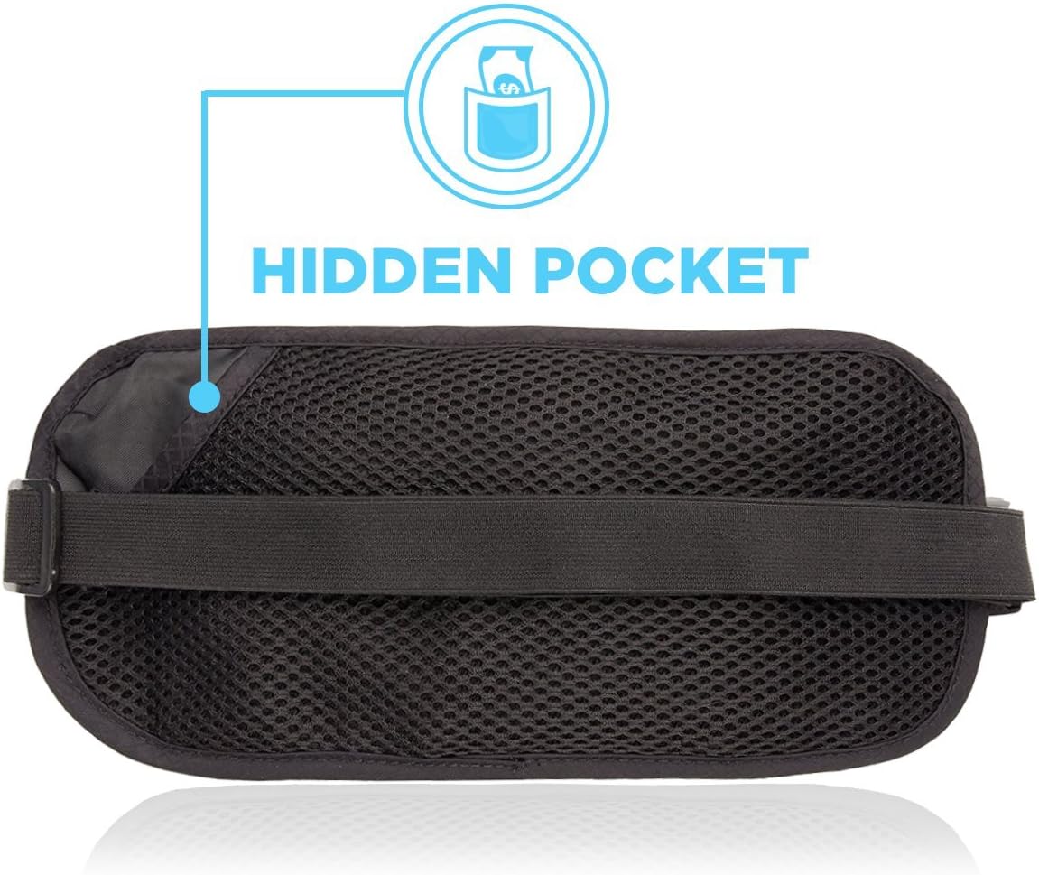  | Raytix Travel Money Belt With RFID Transmissions –Secure, Hidden Travel Wallet NEW STYLE (black) | Travel Wallets