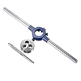 uxcell 10-32 UNF Tap and Die Set with 20mm Round