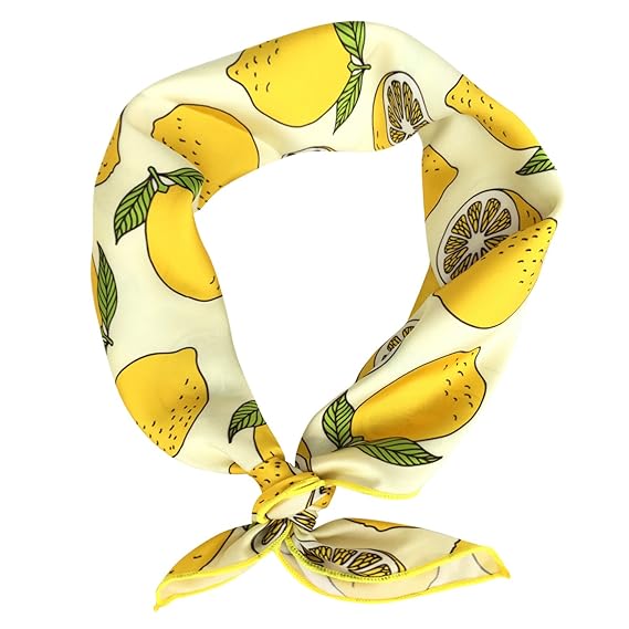 lemon print headband