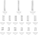CREEYA 225Pcs Small Compression Spring Set 15 Sizes 0.6-1.0mm Wire 8-9.5mm OD view 2