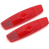Rapeiny Bike Wheel Reflectors, 2pcs | Bicycle Spoke Reflector, Safety Warning Reflector, Road Bike Tire Reflectors, Mountain Bike Decoration, Night Riding