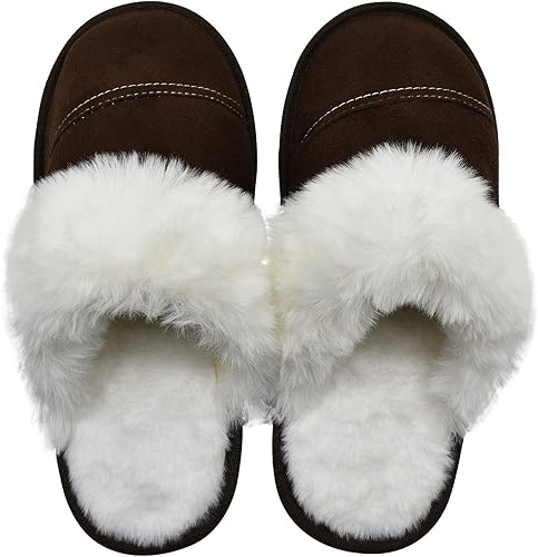 womens fluffy house slippers
