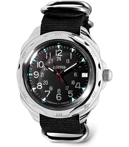 Amazon.com: VOSTOK | Komandirskie 431744 Hexagon Mechanical Watch