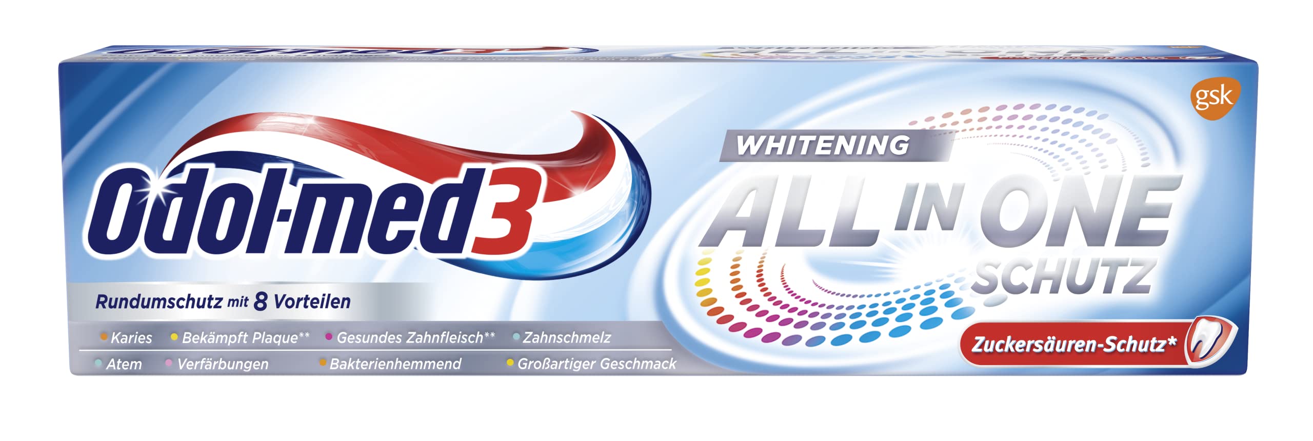 Odol-med 3 All in One Protection Whitening Toothpaste 75ml