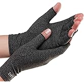 Dr. Frederick’s Original Arthritis Compression Gloves for Women & Men - Doctor-Developed Fingerless Hand Support for Arthritis Pain, Carpal Tunnel, Swelling & Poor Circulation - Everyday Wear - Medium