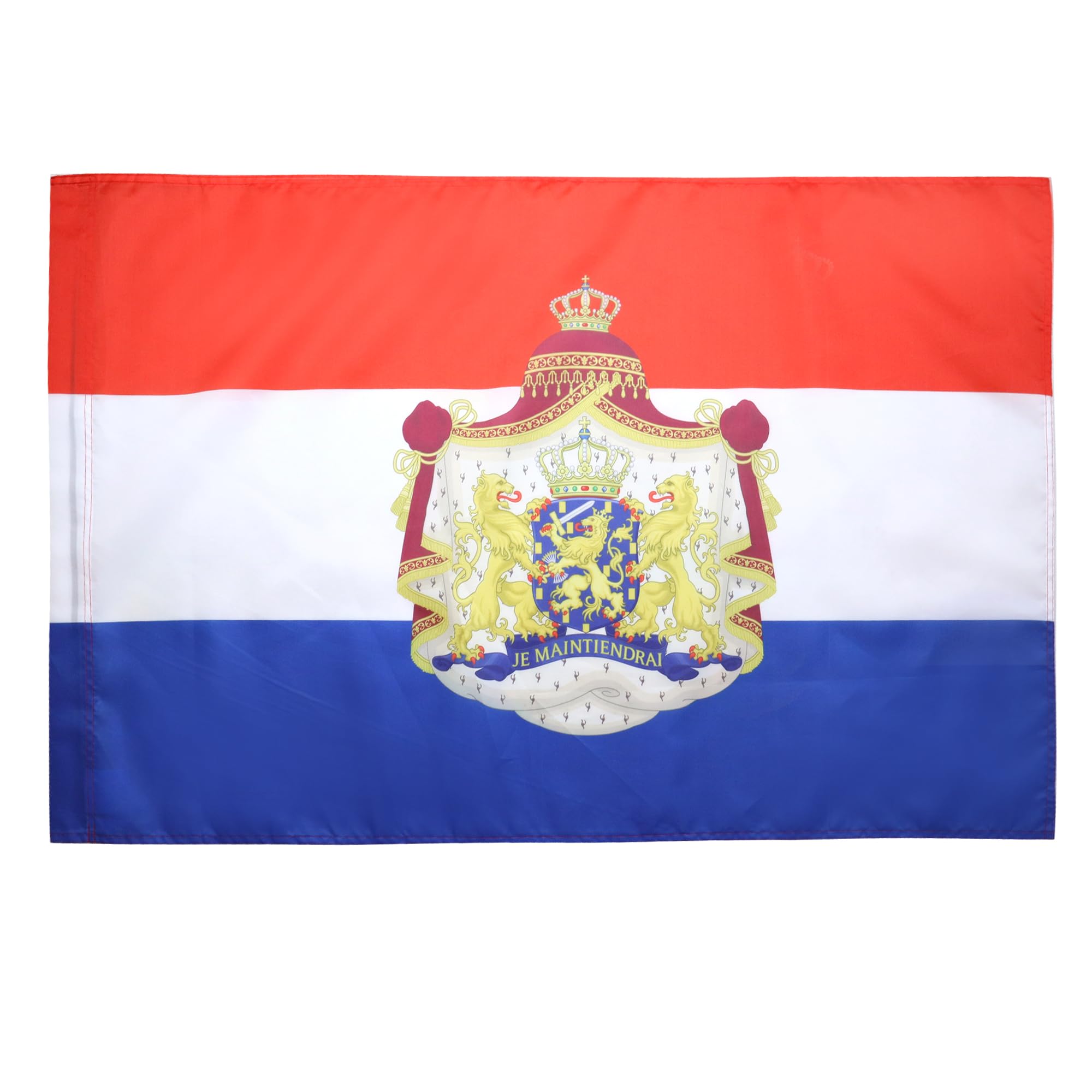 AZ FLAG - Netherlands with arms Flag - 2x3 Ft - Dutch Banner with Sleeve - 100% Polyester - Fade Resistant - Vivid Colors - 2' x 3' Feet - 90x60 Cm