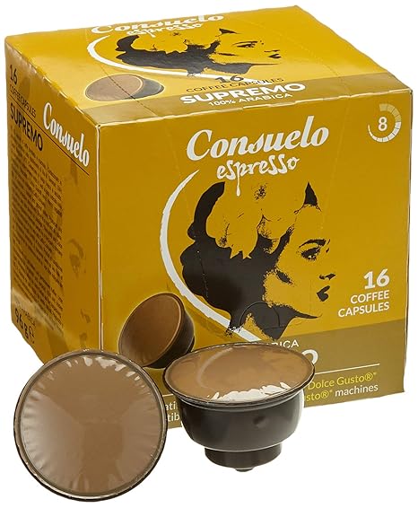 Consuelo Dolce Gusto* kompatible Kapseln – Supremo, 32 Kapseln (16x2)