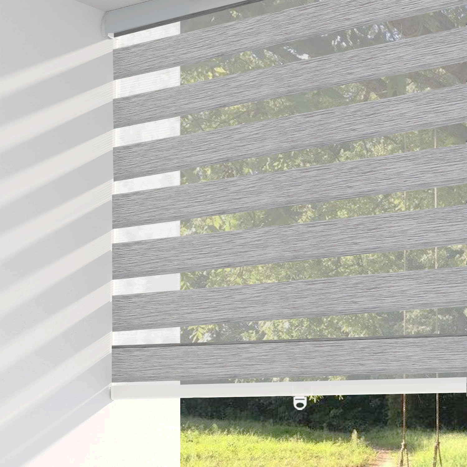 ShadesU Cordless Zebra Blinds for Indoor Windows
