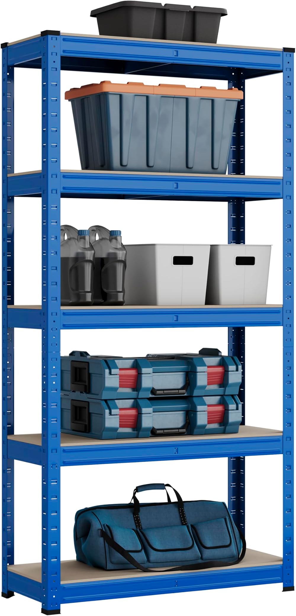 Racking Solutions 5 Levels Heavy Duty Steel Shelving 150KG UDL 1500x750x300