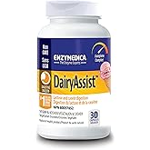 Enzymedica - Dairy Assist Digestive Enzymes 30 Vegan Capsules 30-Day Supply - Support Lactose, Casein Digestion, Helps Ease G