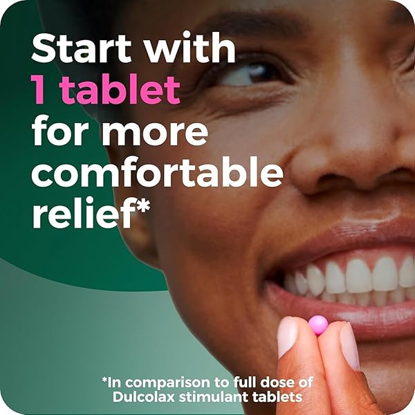 DULCOLAX PINK LAXATIVE COMFORT COATED TABLETS – 25 CT, PACK OF 6