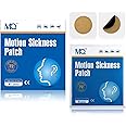 MQ 42ct Motion Sickness Patches Non Drowsy, Sea Sickness Patches for Cruise Travel Essentials, Waterproof Patch Behind Ear for Car Airplane Altitude Sickness, Long Last 72H